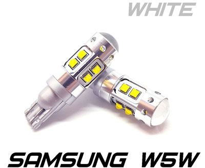 Светодиодные лампы Optima Premium W5W (T10) SAMSUNG Chip 5100K
