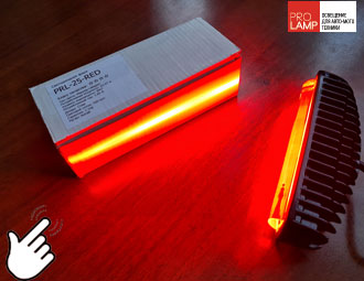 Красная маркерная фара PRL-25-RED
