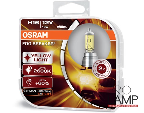 Галогеновые лампы Osram Fog Breaker H16 - 62219FBR-HCB