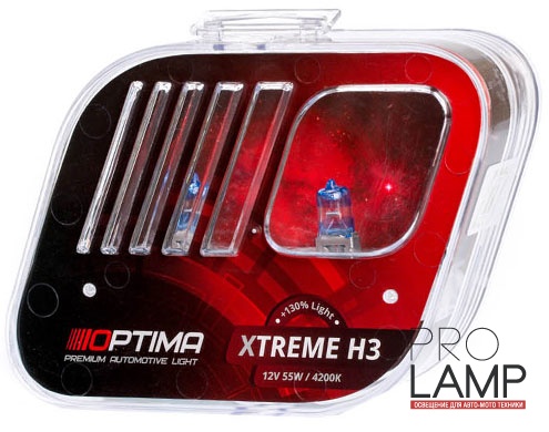 Галогеновые лампы Optima Xtreme H3 +130% — Optima Xtreme H3 3
