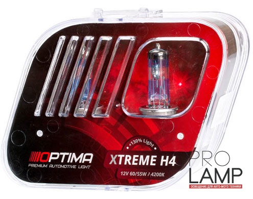 Галогеновые лампы Optima Xtreme H4 +130% — Optima Xtreme H4 3