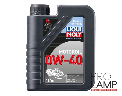 LIQUI MOLY Snowmobil Motoroil 0W-40 — Синтетическое моторное масло для снегоходов 1 л.: liqui moly dlya snegokhodov
