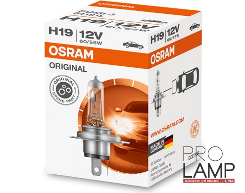 Галогеновые лампы Osram Original Line 12V, H19 - 64181L