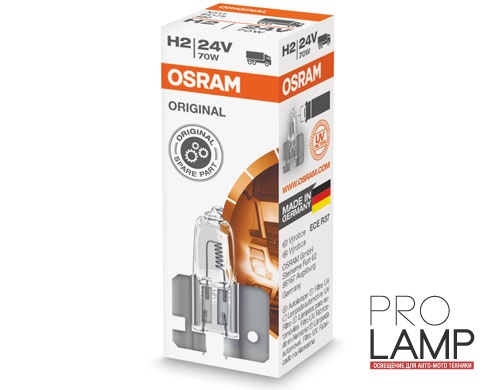 Галогеновые лампы Osram Original Line 24V, H2 - 64175