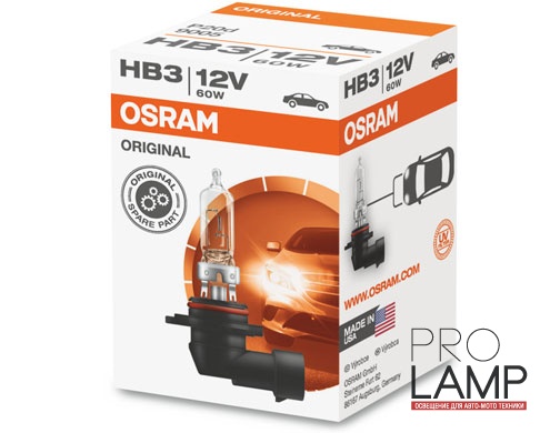 Галогеновые лампы Osram Original Line HB3 - 9005